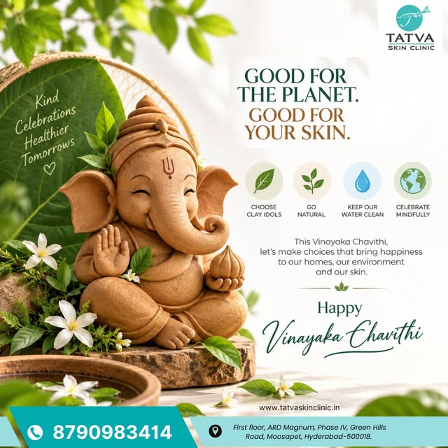🌿🐘 Good for the planet. Good for your skin. Good for the spirit of celebration.

This Vinayaka Cha