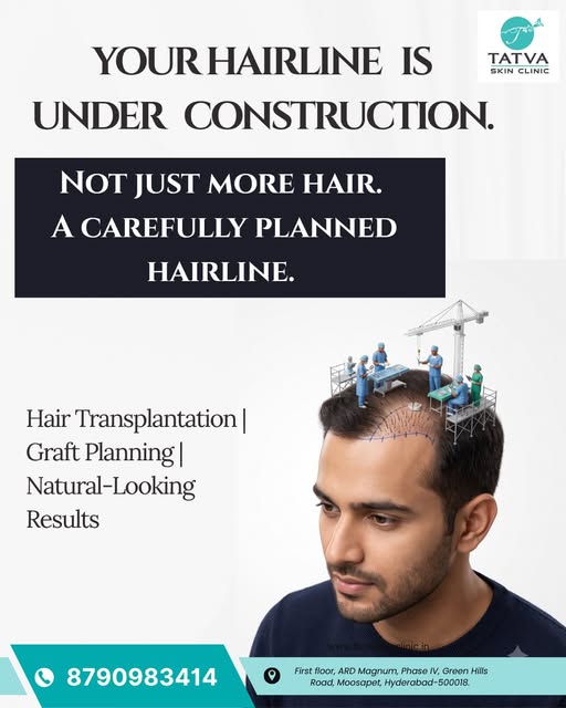 🏗️ Your hairline isn’t just a line. It’s a design.

When it comes to hair transplantation, the goal