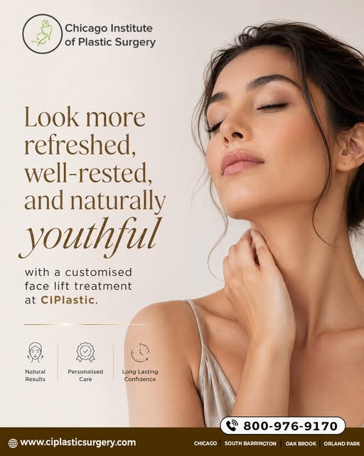 ✨ Look Refreshed. Feel Rejuvenated. Be Naturally You. ✨

At Chicago Institute of Plastic Surgery, a 