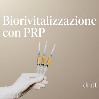 ✨ Biorivitalizzazione con PRP✨

Il PRP (Plasma Ricco di Piastrine) è un trattamento di medicina este