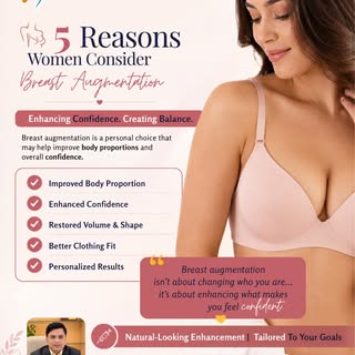 5 Reasons Women Consider Breast Augmentation

Breast augmentation is a personal decision, and every 