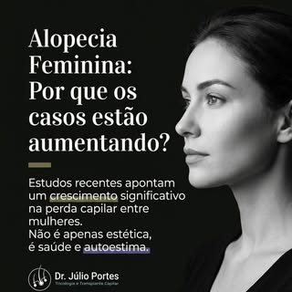 Você tem percebido mais mulheres ao seu redor com queda capilar? 😥 Não é impressão! O aumento da al