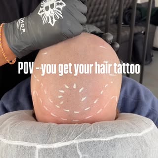 POV - you get your hair tattoo 

#scalpmicropigmentation #asmr #tattooasmr #bishopsmp #hustlebubbles