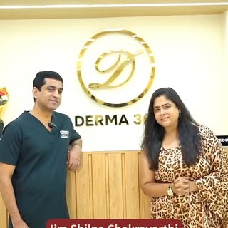 After back-to-back shoots and a packed schedule, @tvshilpa dropped by Derma 360 for some much-needed