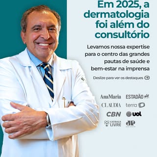 A dermatologia vai muito além das paredes do consultório. 🩺

Em 2025, levamos nossa expertise para 