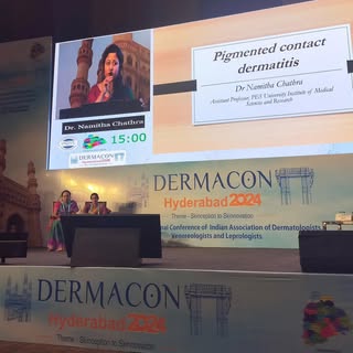 Dermacon 2024 , Hyderabad 

I thank the organisers for the opportunity to speak on Pigmented contact