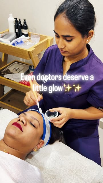 Little me time… #glow #facial #chemicalpeel #skinglow