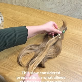 Every bespoke wig begins with preparation.

We create a custom head wrap for exact fit, then careful