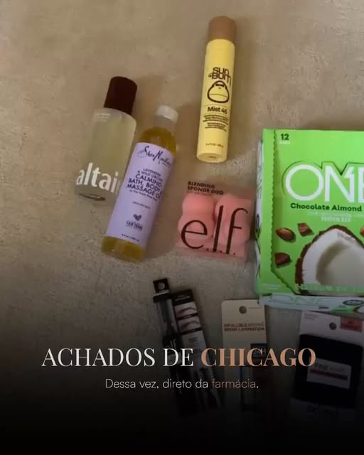 Mais alguns dos achados de Chicago que valem entrar para a lista.

Dessa vez, fomos direto às farmác