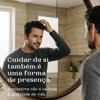 Cuidar de si também é uma forma de presença.

A gente associa autoestima a vaidade, mas não é isso.
