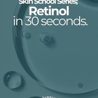 Today’s episode: Retinol ✨ 

🤍Helps improves skin cell tone over
🩵Can improve the appearance of fi