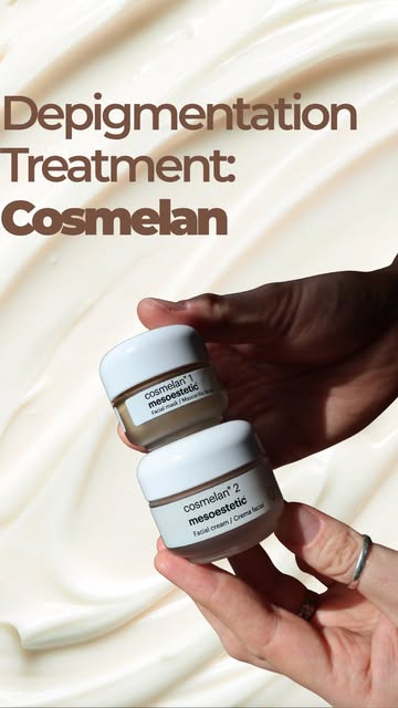 The Cosmelan Peel is a medical-grade depigmentation treatment designed to reduce dark spots and even