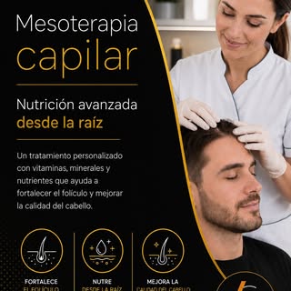 ✨ Tu cabello también necesita nutrición desde la raíz.

La mesoterapia capilar consiste en la aplica