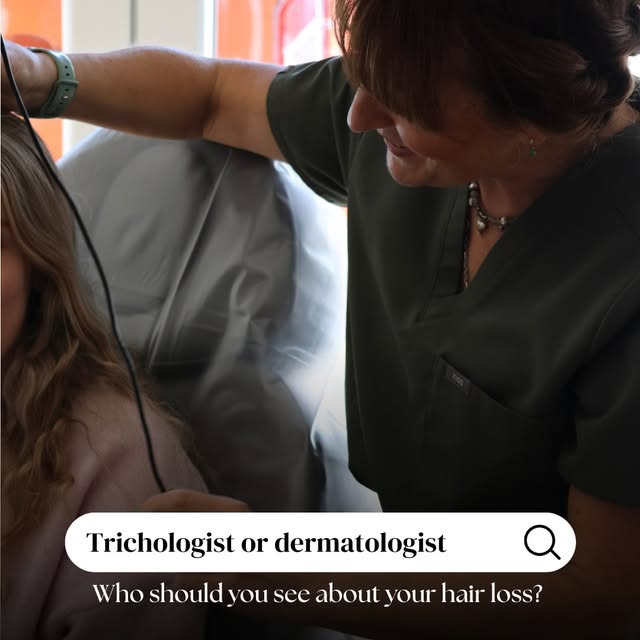 Trichologist or dermatologist — what’s the difference? 🤔
Both can help with hair and scalp concerns