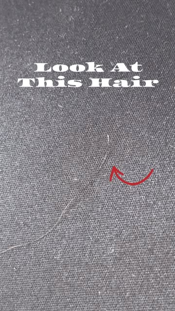 Have you ever actually looked at the hairs that fall out of your head?

This one tells us something.