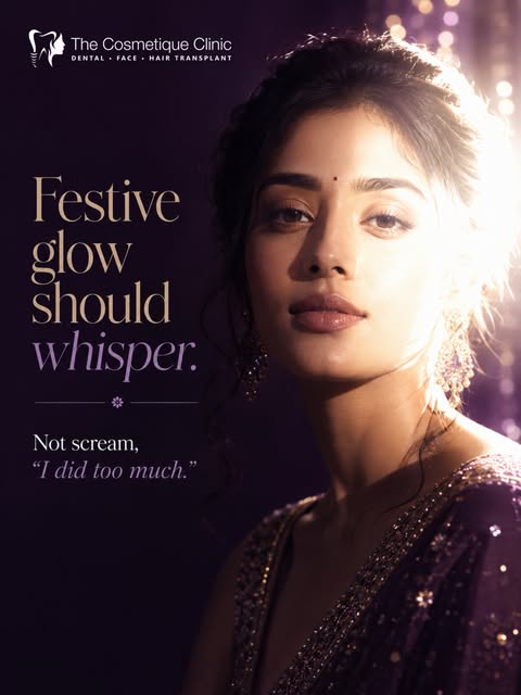 ✨ Let your festive glow speak for itself. 💜✨
Because true beauty doesn’t need to shout it simply sh