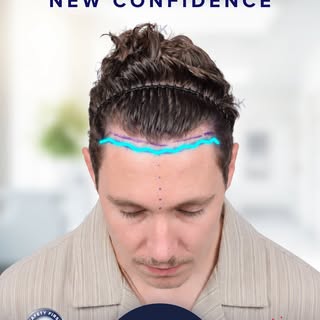 The first step to a life-changing transformation: The perfect hairline design. 📐
A truly natural-lo