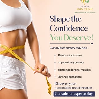 Tummy tuck surgery helps improve abdominal contour in selected individuals after proper surgical eva