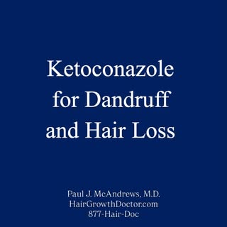 Does Ketoconazole help hair loss? 

Ketoconazole shampoo & foam is helpful in treating seborrheic de