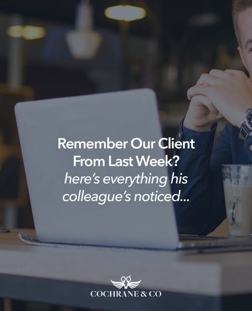 The biggest change wasn’t just his hair… it was his confidence. ❤️

Remember our client from last we