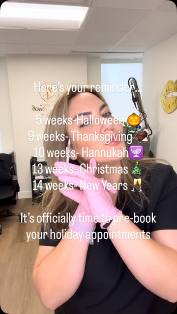 ✨Here’s your reminder to pre-book your holiday appointments at Laser Touch Medical Clinic. Whether y