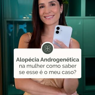 A alopécia androgenética feminina é mais comum do que parece — e muitas vezes começa de forma sutil!