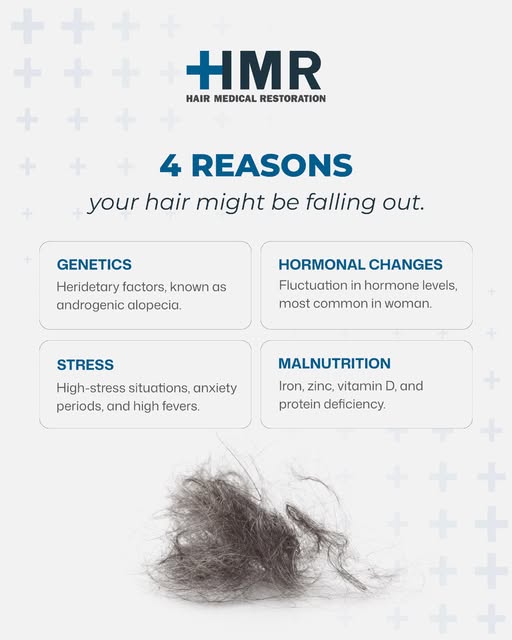 If you notice your hair is falling out more than usual, one of these could be the main reason.

Sche