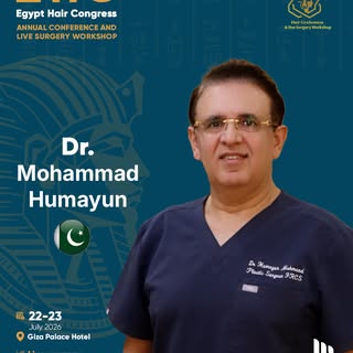 Meet Our International Faculty
We are delighted to welcome Dr. Mohammad Humayun 🇵🇰 to Egypt Hair C