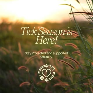 Tick season is here! 

We carry natural repellents in clinic to help support you during this season 