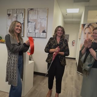 We celebrated @dr.carriephillips and her wonderful naturopathic wellness crew at Blue Spark Health a