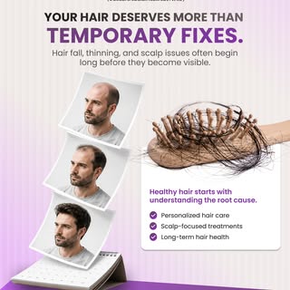 Temporary fixes won’t solve long-term hair concerns. 💜
Choose expert hair care solutions that focus