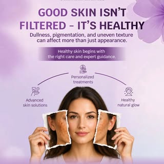 Healthy skin starts with the right care, not just filters. ✨
Get expert skin & hair solutions tailor