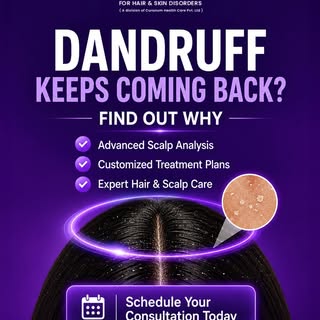 Tired of dandruff that keeps coming back? ❄️

Recurring dandruff could be a sign of an underlying sc