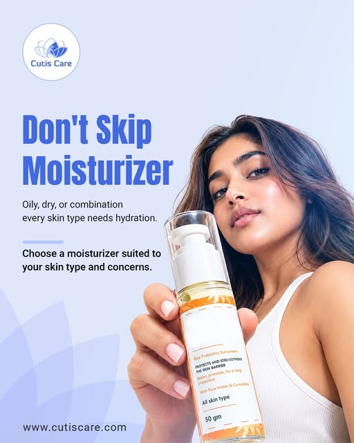 Think you don't need moisturizer because you have oily skin? Think again! 🛑

Hydration is the found