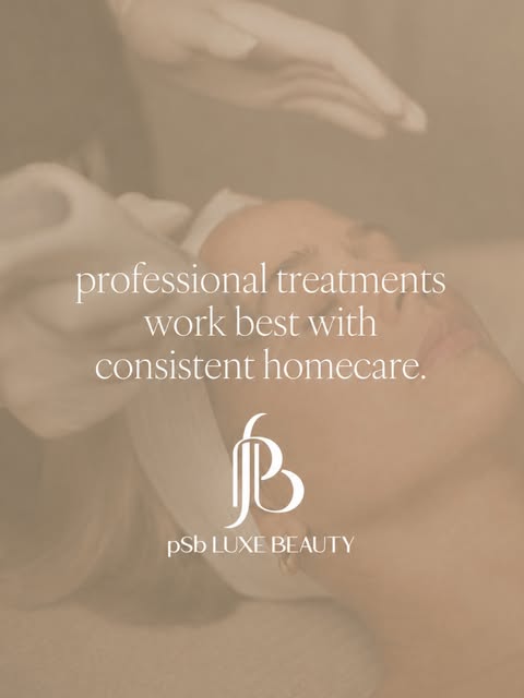 Professional treatments work best with consistent home care. ✨

A facial can exfoliate, hydrate, cle