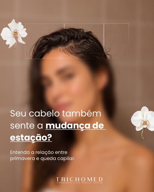 Com a chegada da primavera, é comum perceber mais fios no banho, na escova ou até no travesseiro, ma