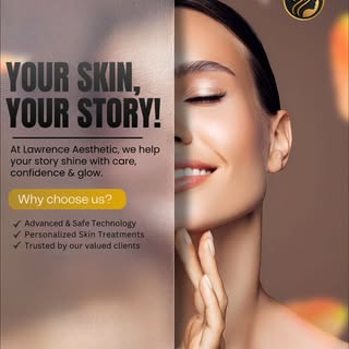 Your skin tells a story  let it shine with confidence, care, and expert treatment. ✨
At Lawrence Aes