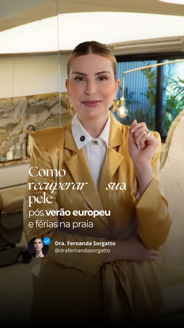 O bronze pode até ir embora, mas a pele lembra do sol…
Pele pós-sol precisa de ordem: primeiro recup