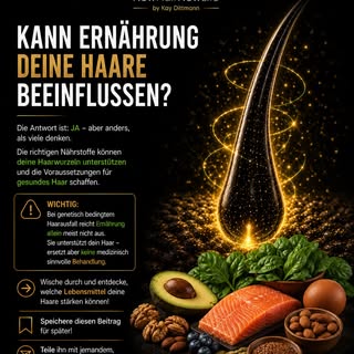 🍽️ Kann Ernährung deine Haare beeinflussen?

Ja – aber anders, als viele denken.

Eine ausgewogene 