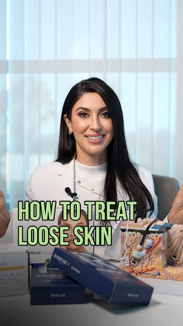 How to Treat Loose Skin👇

Loose, crepey skin on the body is one of the more challenging things we t