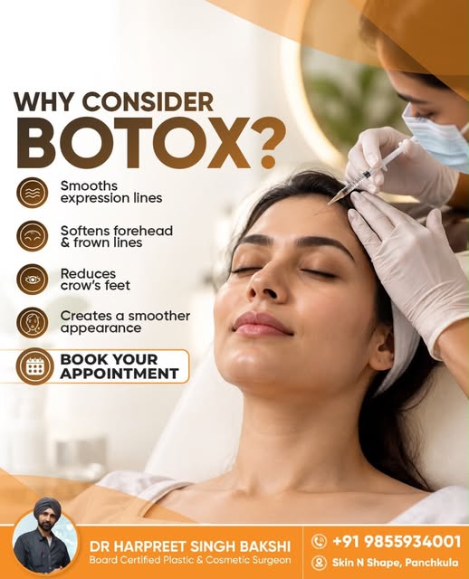 Smoother skin and softer expression lines with Botox tailored to your features and goals.

📍Skin N 