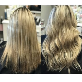I loved creating this color blend with B3 @brazilianbondbuilder and @bellamihairpro weft extensions!