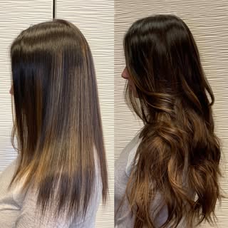 My client wanted a change so I added some highlights on her hair to brighten her up and then added 2
