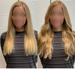 My client wanted a little more length and volume without it looking like she "had extensions". I did