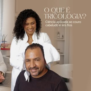 A Tricologia me permite investigar com profundidade 🕵🏽‍♀️ as causas da queda de cabelo, afinamento