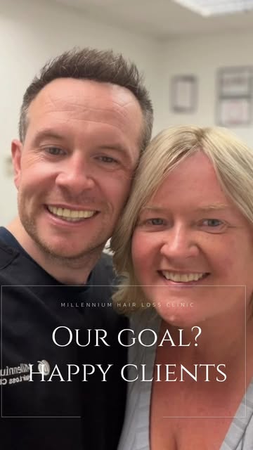 Another Happy Visit to Millennium Hair Loss Clinic

There’s nothing better than seeing our clients l