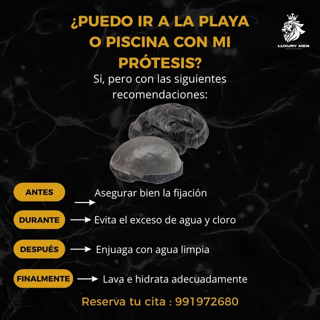 🌊 ¿PRÓTESIS CAPILAR Y PLAYA? ¡SÍ! 😎

Disfruta del mar, el sol y el verano con tu prótesis capilar.