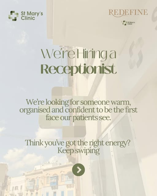 We’re hiring a Receptionist to join the team 👀

If you’re friendly, organised, confident with patie