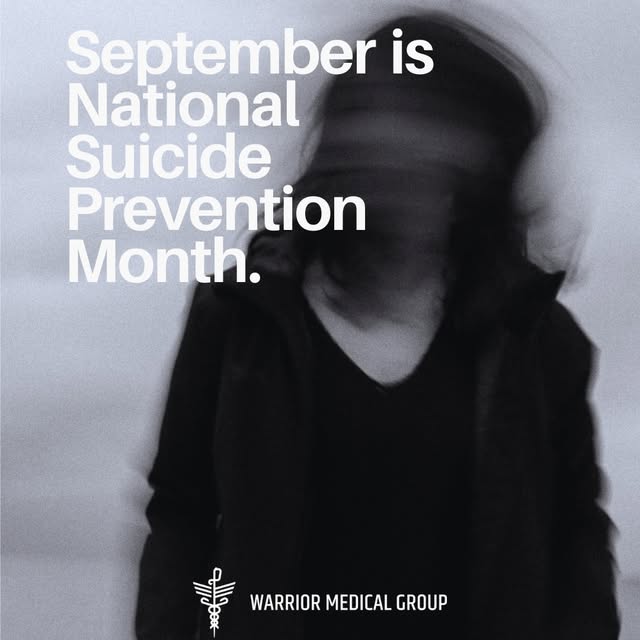 September is National Suicide Prevention Month. 

We know it's not an easy topic. We'd just like to 