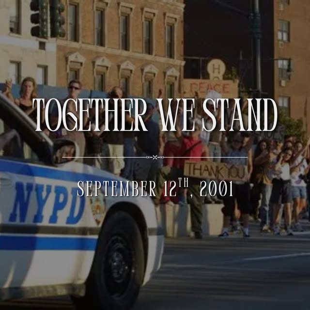 September 12, 2026, marks 25 years since the day after our nation was forever changed.
In the midst 